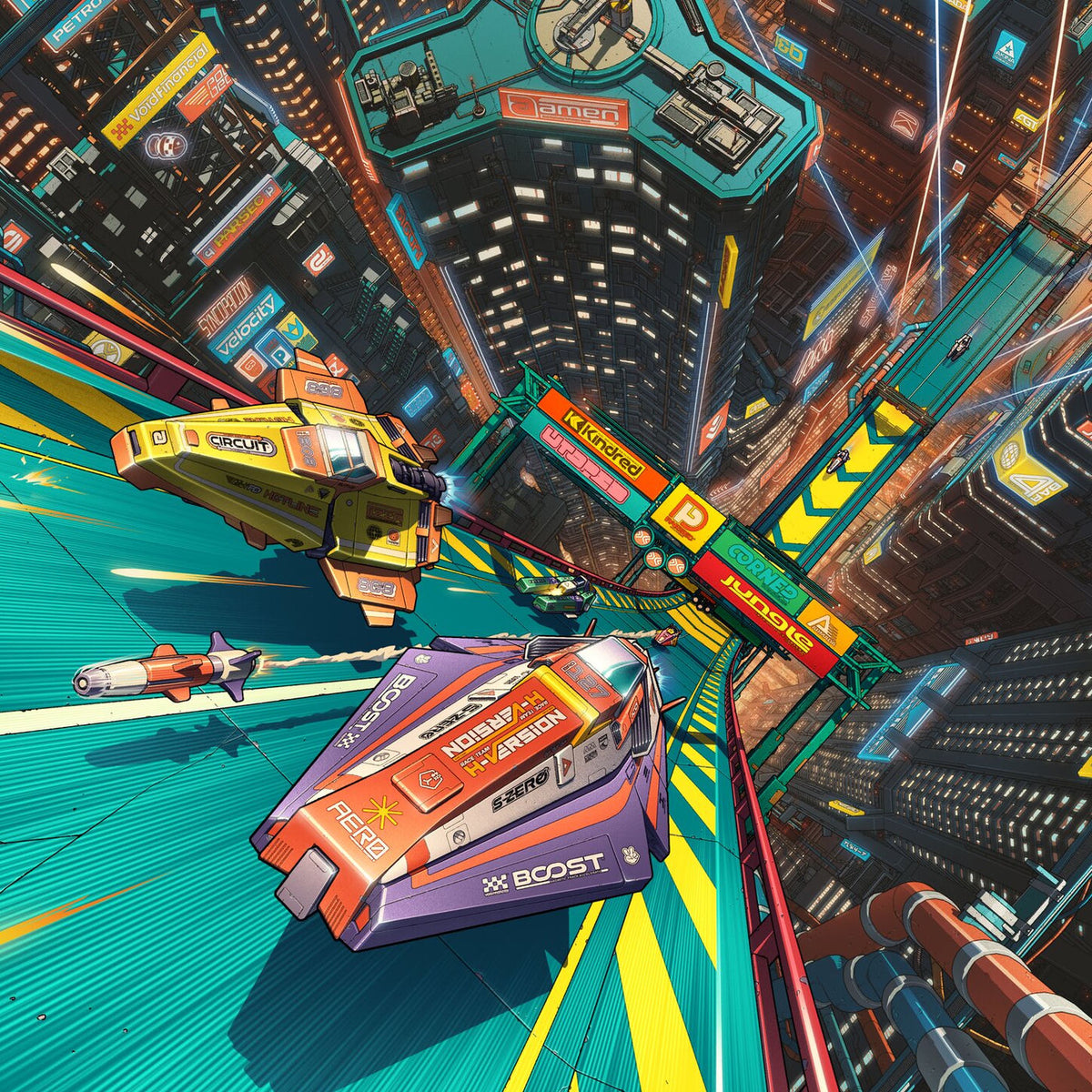 Mitch Murder – Anti Gravity Tournament vinyl cover