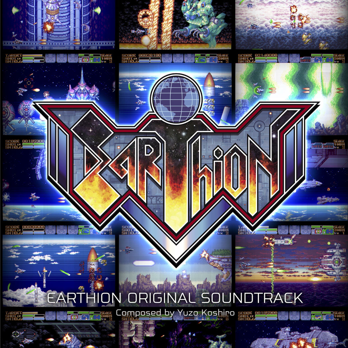 Yuzo Koshiro – Earthion (Original Game Soundtrack) vinyl record cover