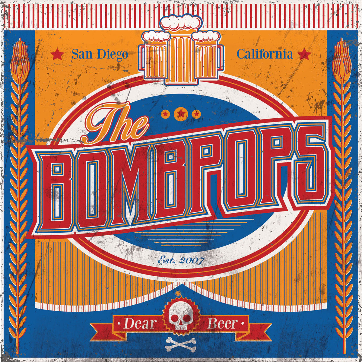 The Bombpops – Dear Beer vinyl cover