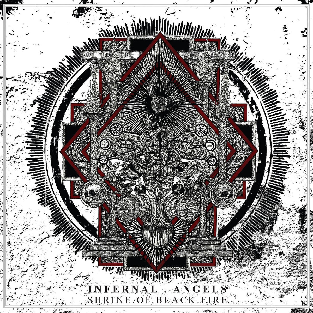 Infernal Angels – Shrine of Black Fire vinyl record cover