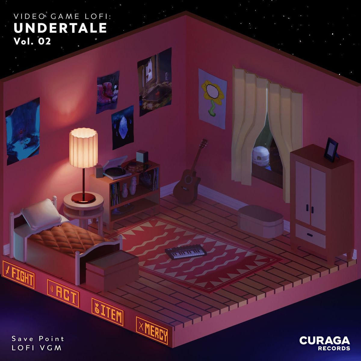 Save Point – Video Game Lofi: Undertale Vol. 2 vinyl record cover
