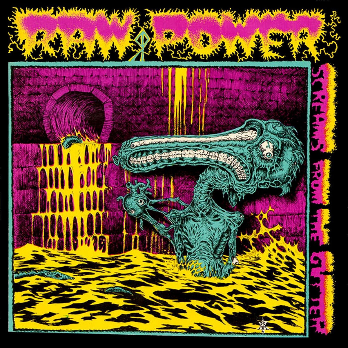 Raw Power – Screams From The Gutter vinyl record cover
