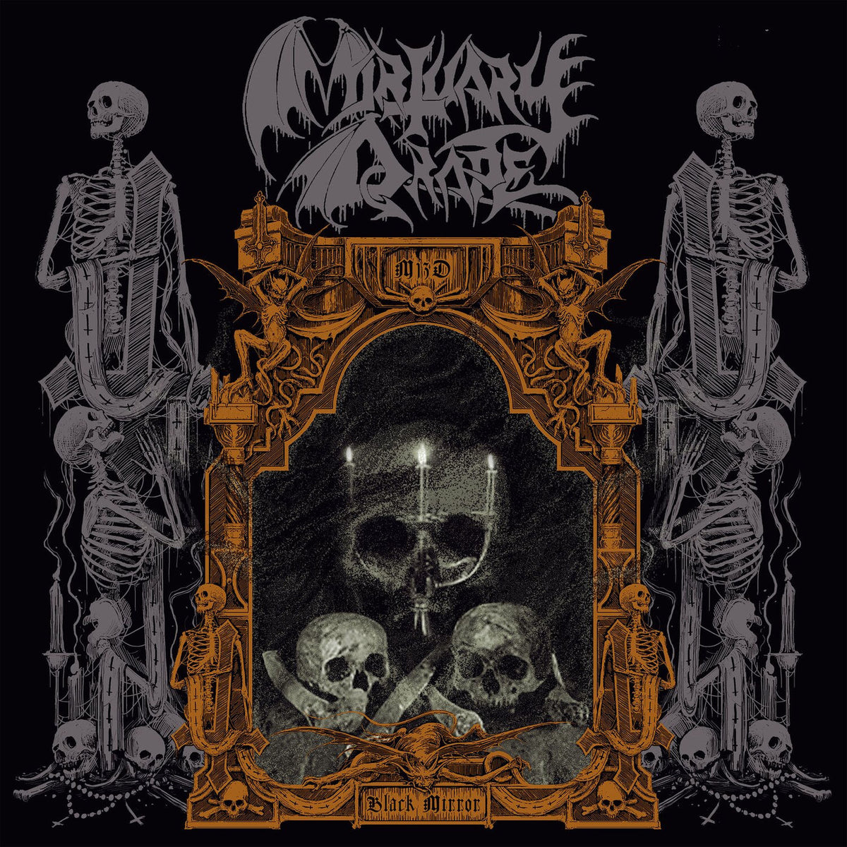 Mortuary Drape – Black Mirror vinyl record cover