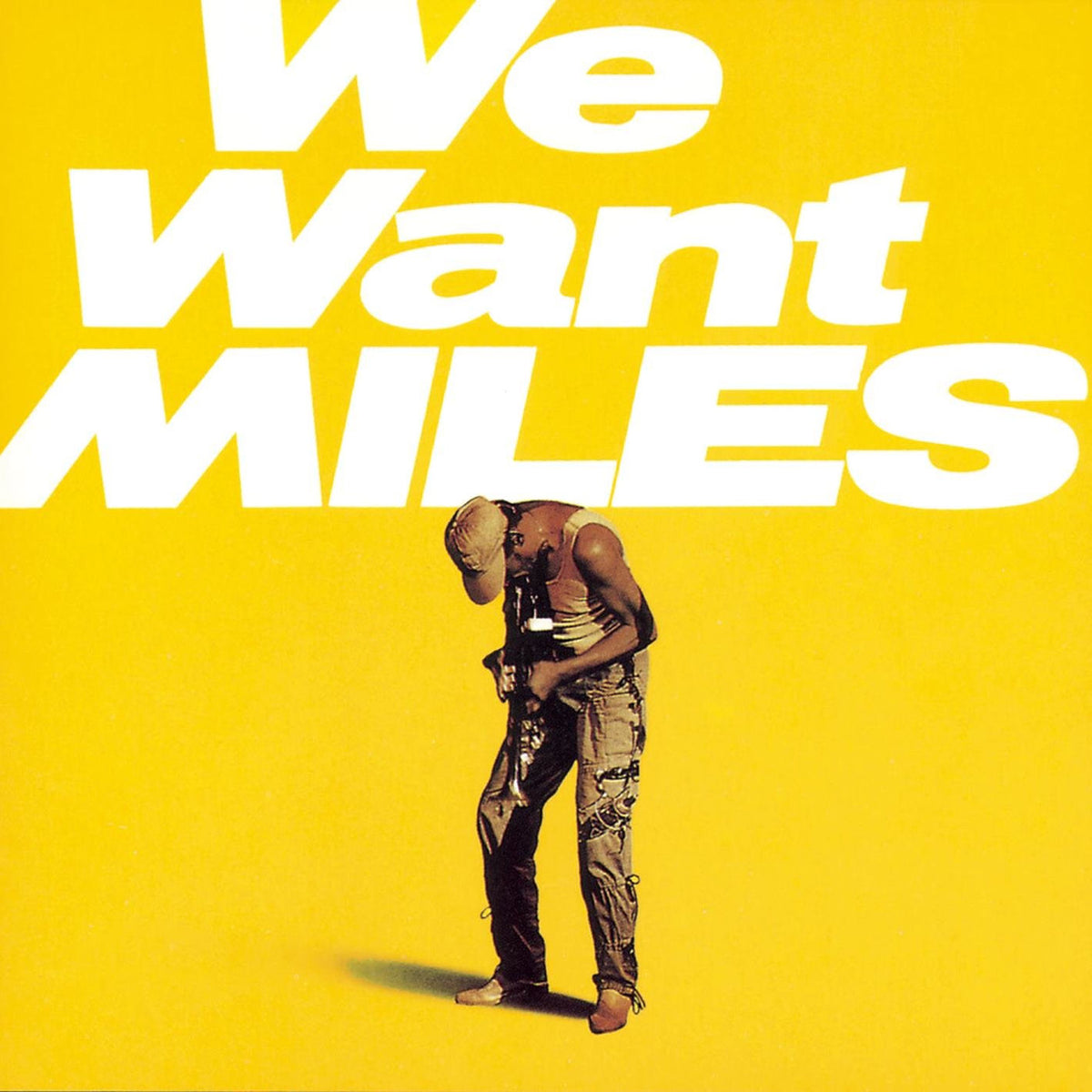 Miles Davis – We Want Miles (Opaque Yellow Vinyl, Obi Strip) (2 Lp's) vinyl record cover