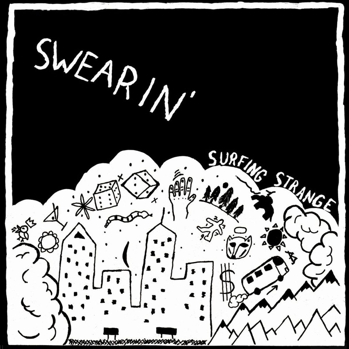 Swearin – Surfing Strange vinyl record cover