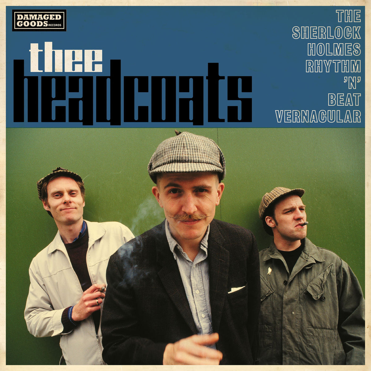 Thee Headcoats – The Sherlock Holmes Rhythm 'N' Beat Vernacular vinyl record cover