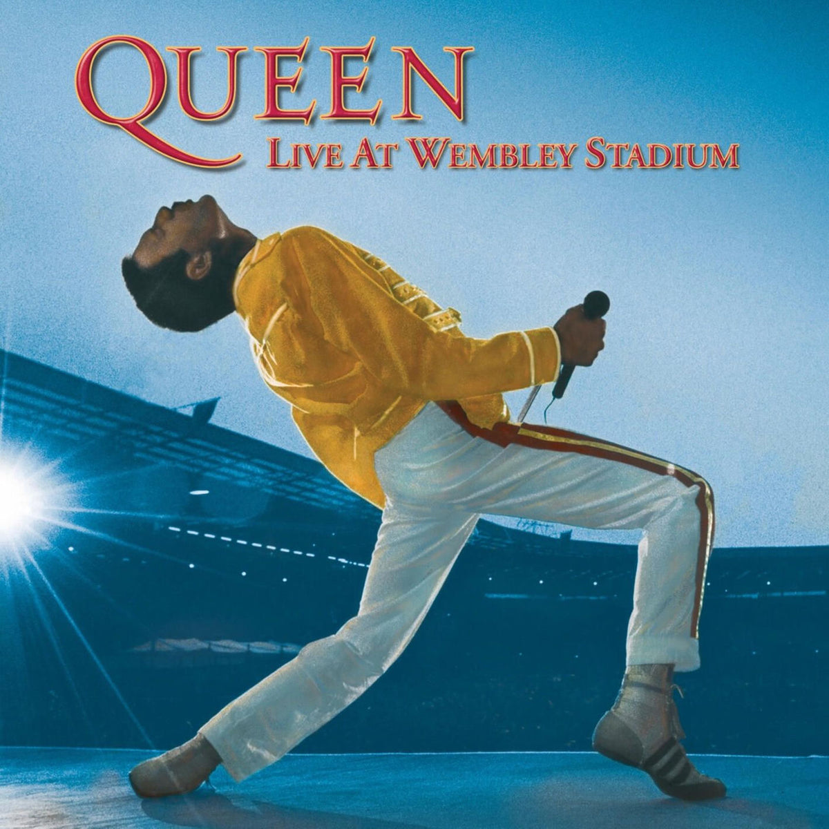 Queen – Live at Wembley Stadium vinyl record cover