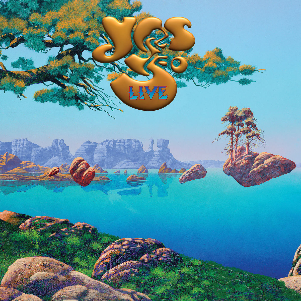 YES – Yes 50 Live (4 LP) vinyl record cover