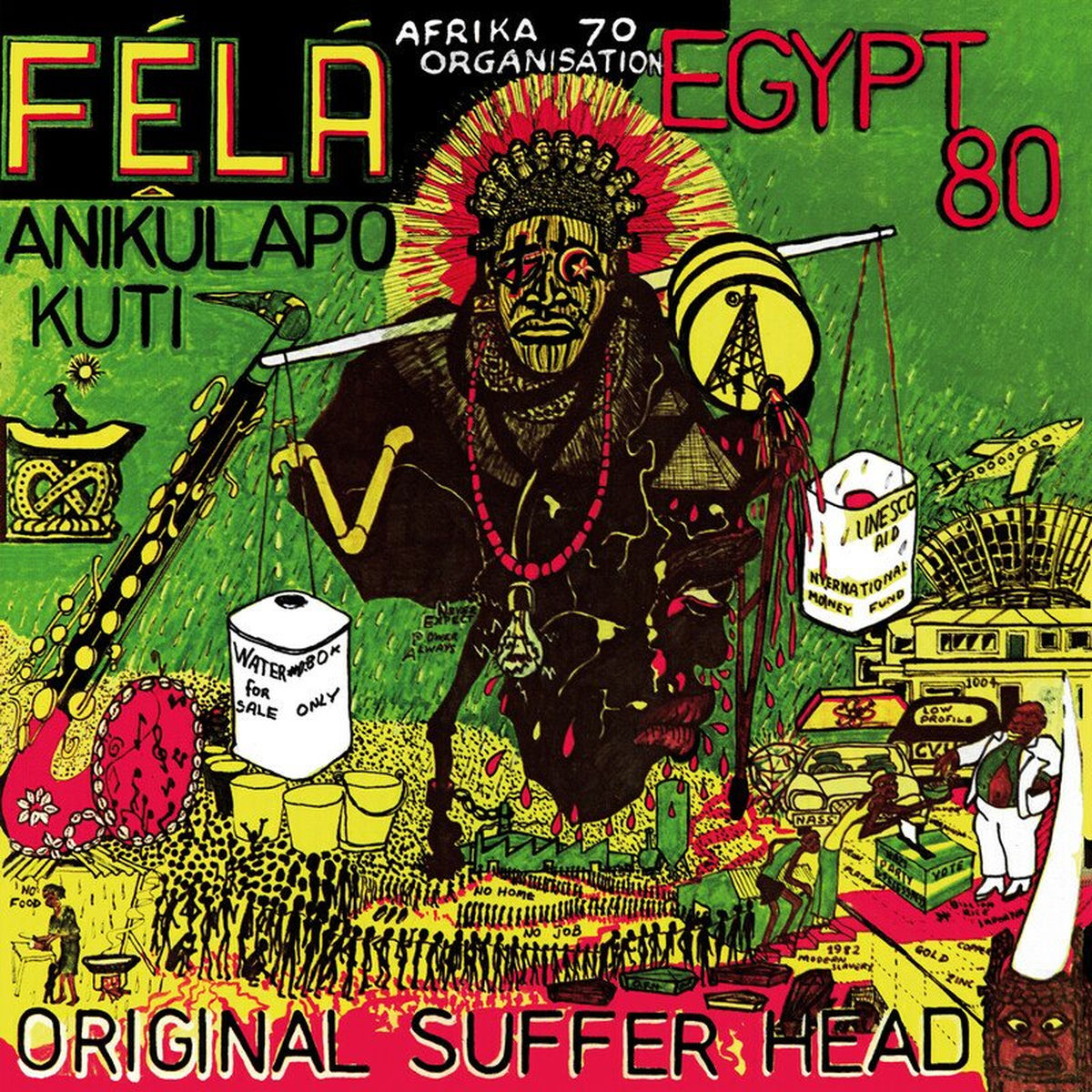 Fela Kuti – Original Sufferhead vinyl record cover