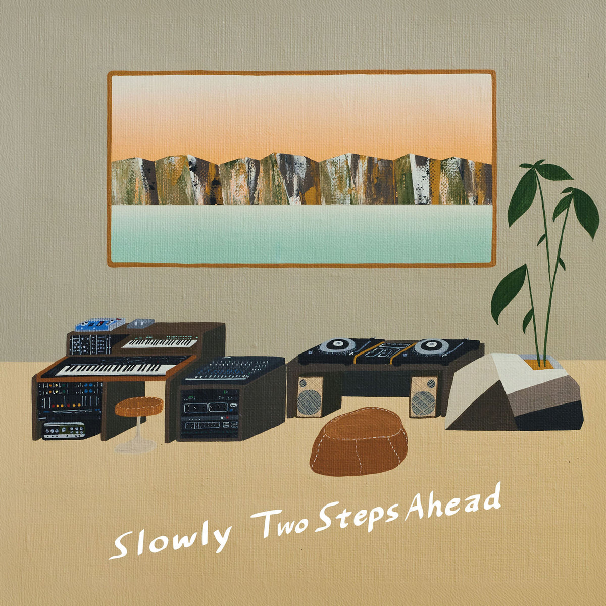 Slowly – Two Steps Ahead vinyl record cover