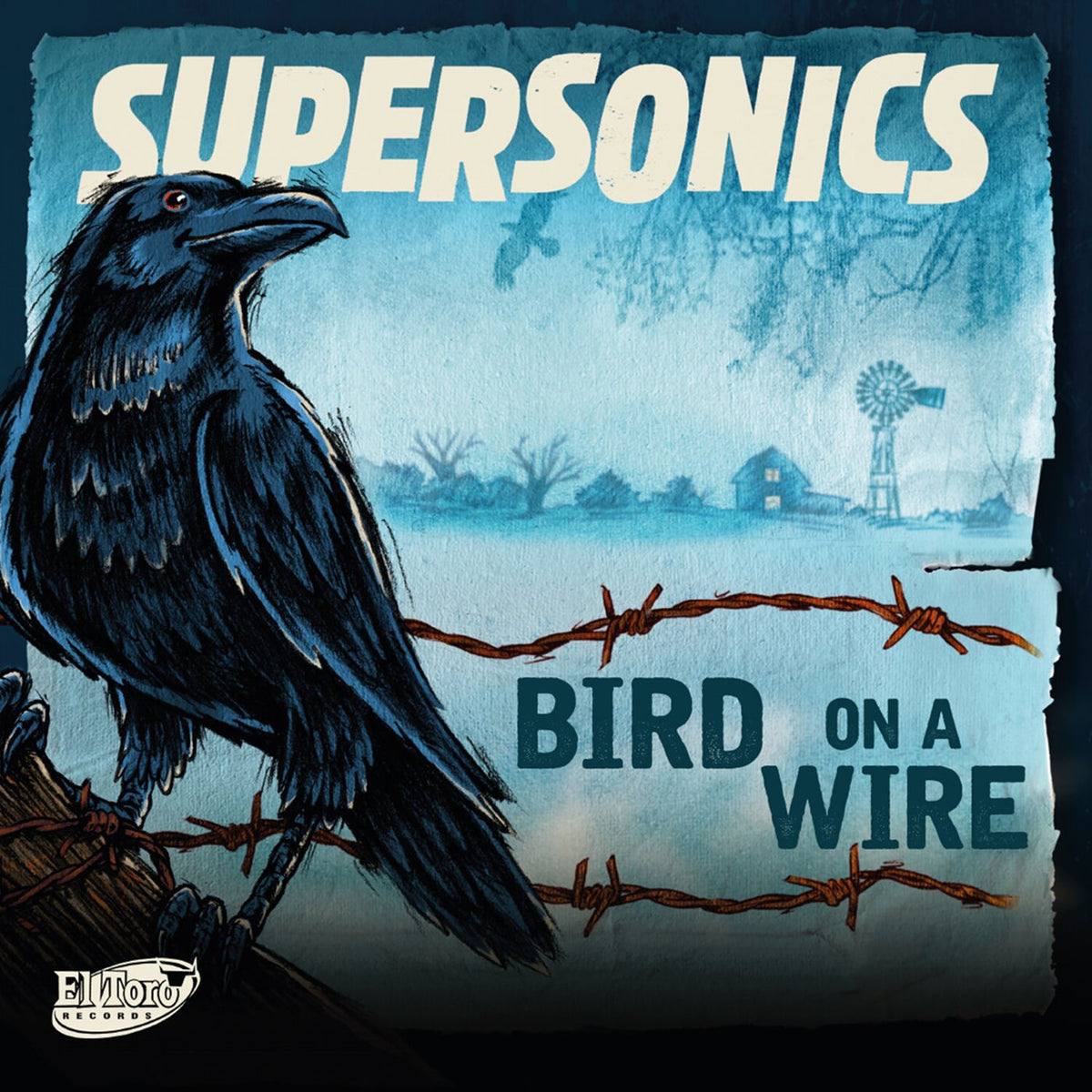 Supersonics – Bird On A Wire vinyl record cover