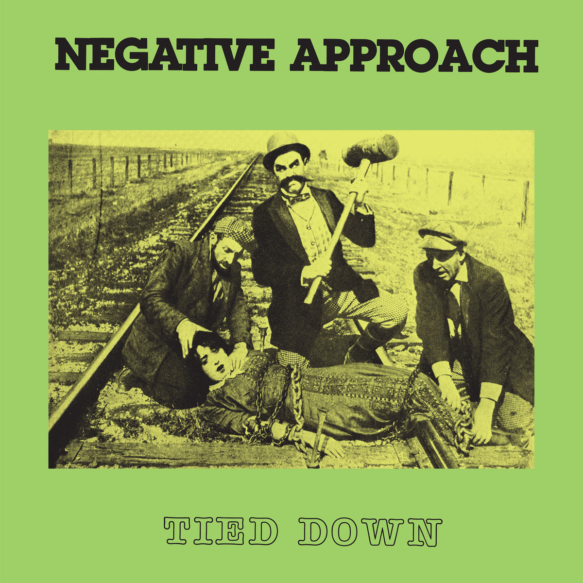 Negative Approach – Tied Down vinyl record cover