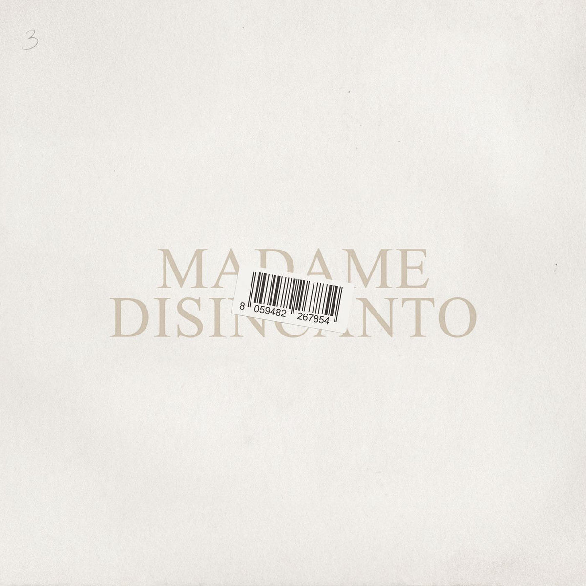 Madame – Disincanto vinyl record cover