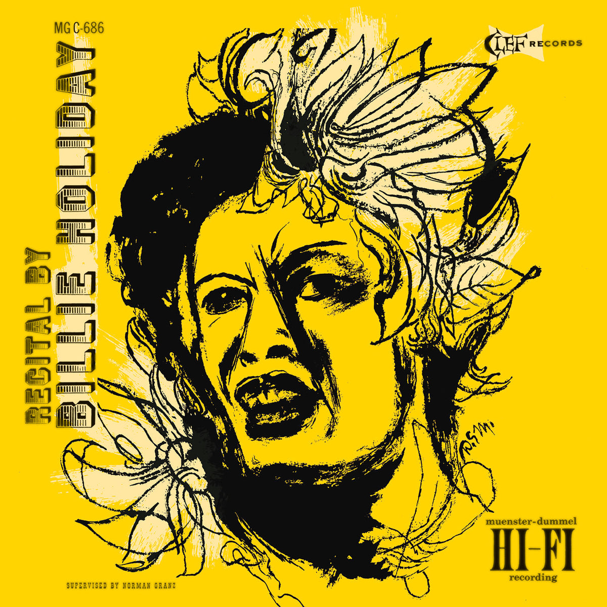 Billie Holiday – Recital vinyl record cover
