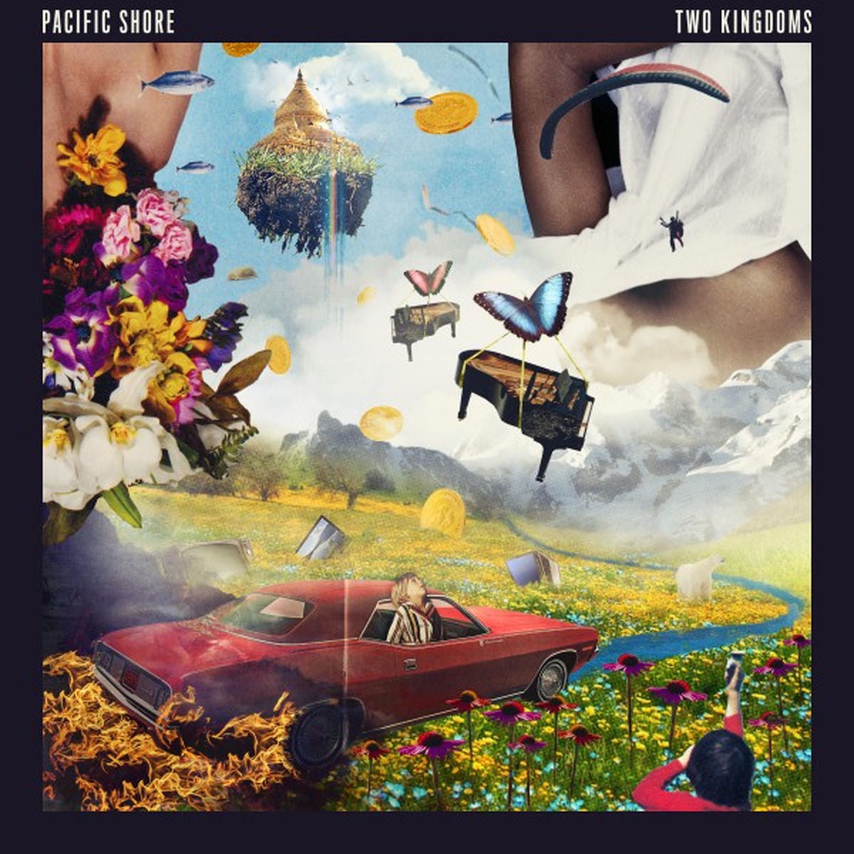 Pacific Shore – Two Kingdoms vinyl record cover