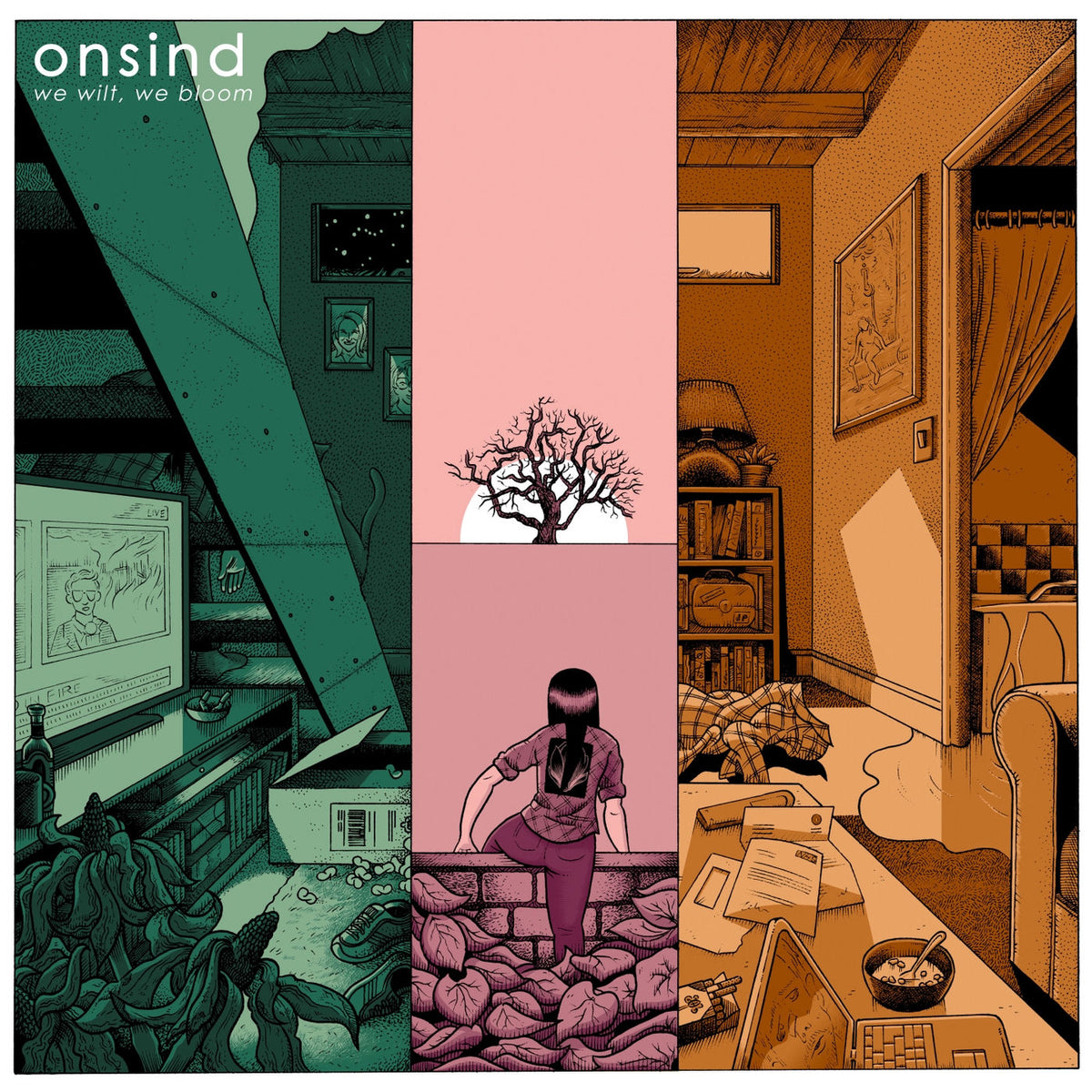 Onsind – We Wilt We Bloom vinyl record cover