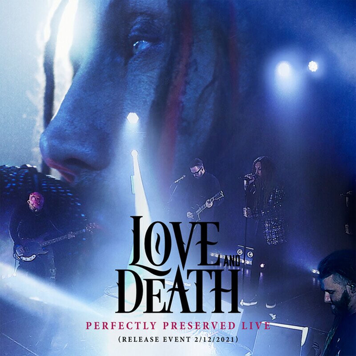 Love & Death – Perfectly Preserved (Gold/Black Marble Vinyl) vinyl record cover