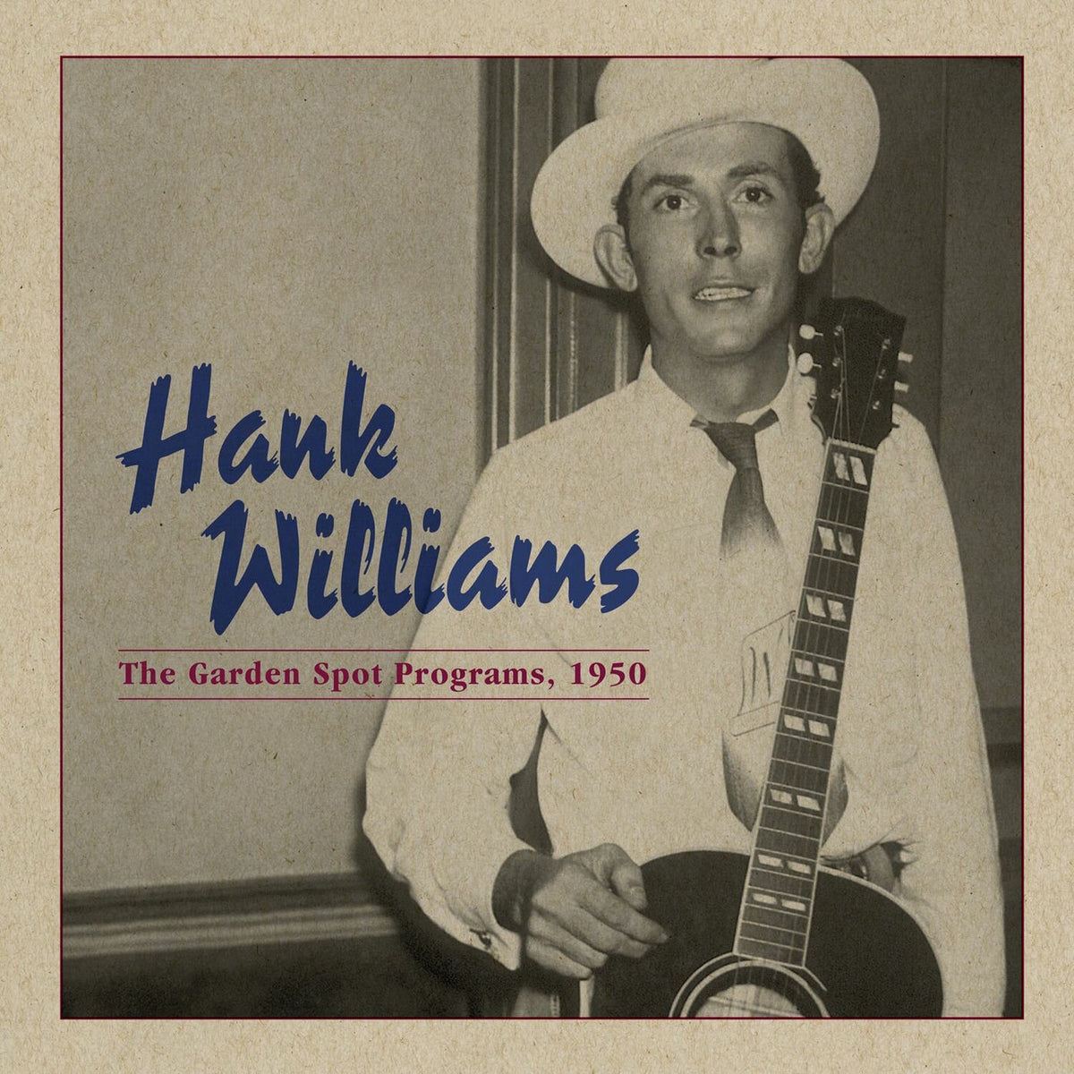 Hank Williams – Garden Spot Programs / 1950 (Centennial Edition) (Blue Vinyl) (In vinyl record cover