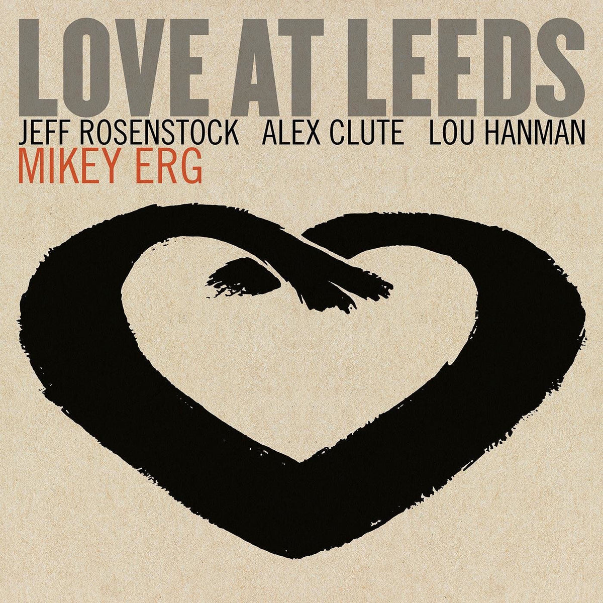 Mikey Erg – Love At Leeds vinyl cover