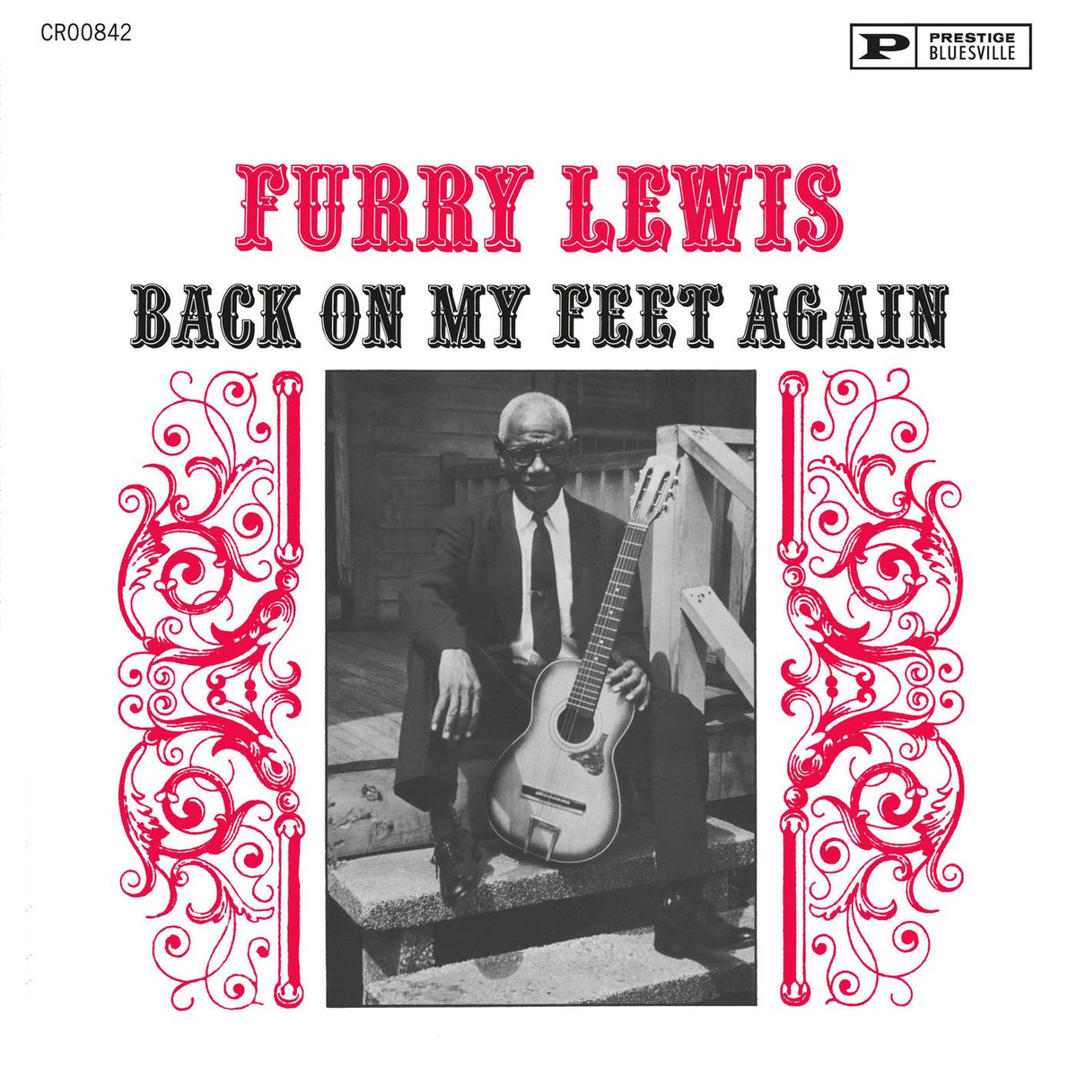 Furry Lewis – Back On My Feet Again vinyl record cover