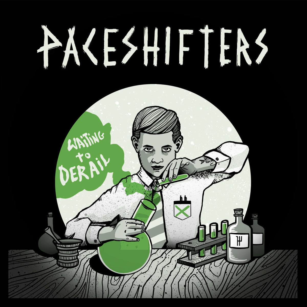Paceshifters – Waiting To Derail vinyl record cover