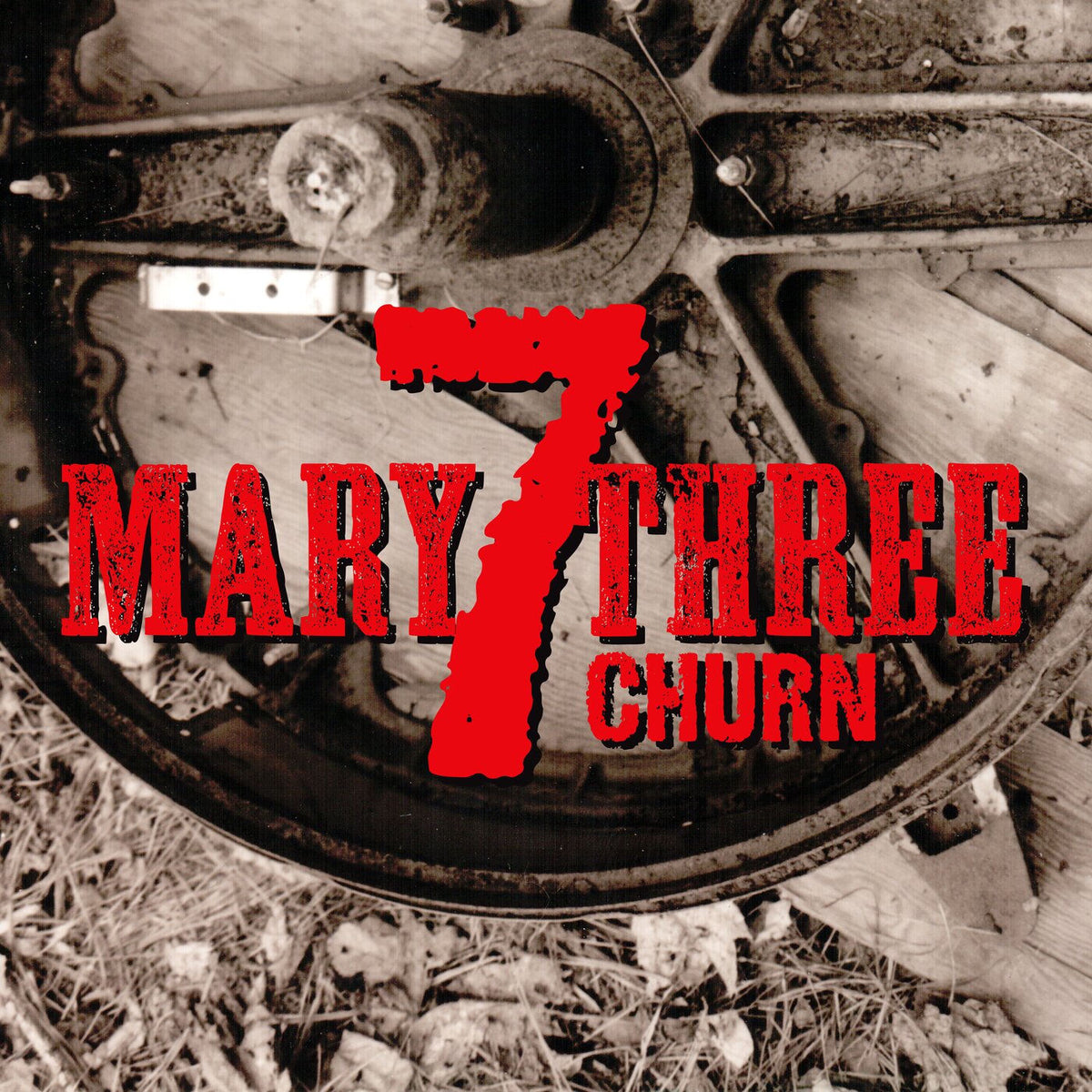 Seven Mary Three – Churn (2Lp / Milky Clear W / Black Splatter Vinyl) (I) vinyl record cover