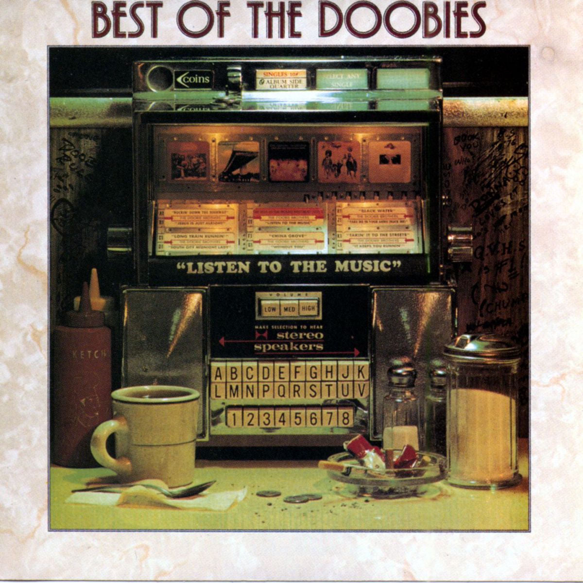 Doobie Brothers – Best Of The Doobies (Coke Bottle Green Vinyl) (Rocktober) vinyl record cover