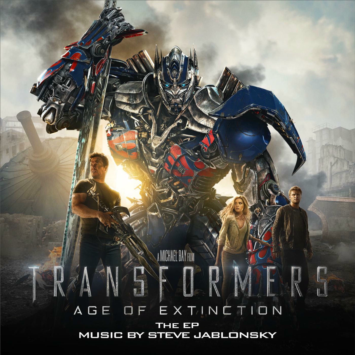 Steve Jablonsky – Transformers: Age of Extinction (Music from the Motion Picture) - EP vinyl cover