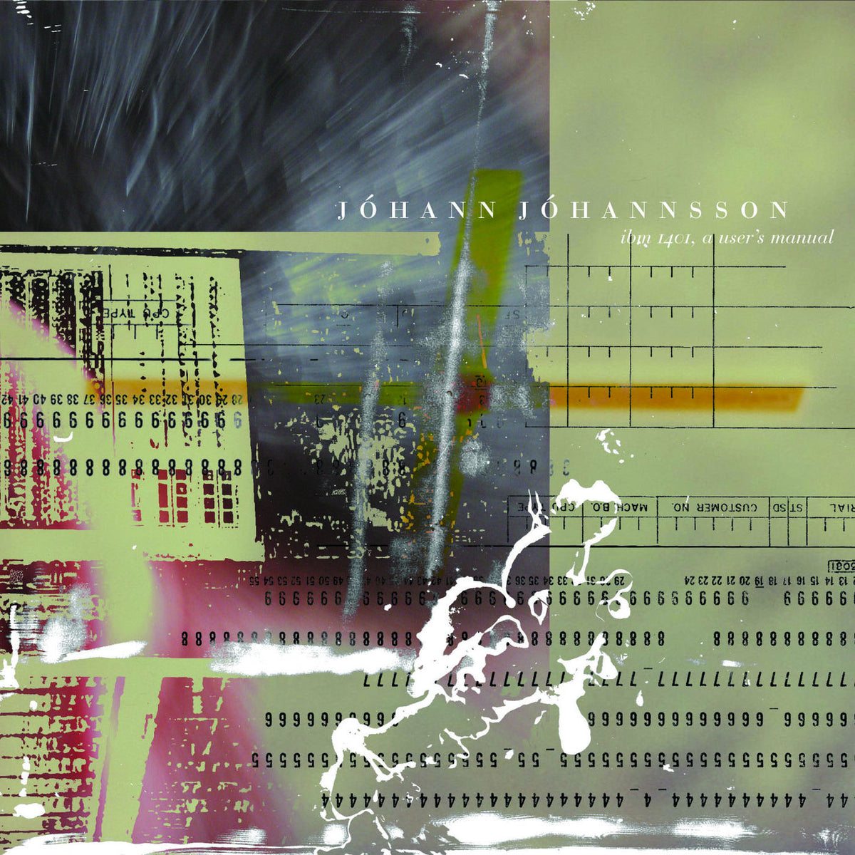Jóhann Jóhannsson – IBM 1401 A User's Manual vinyl cover