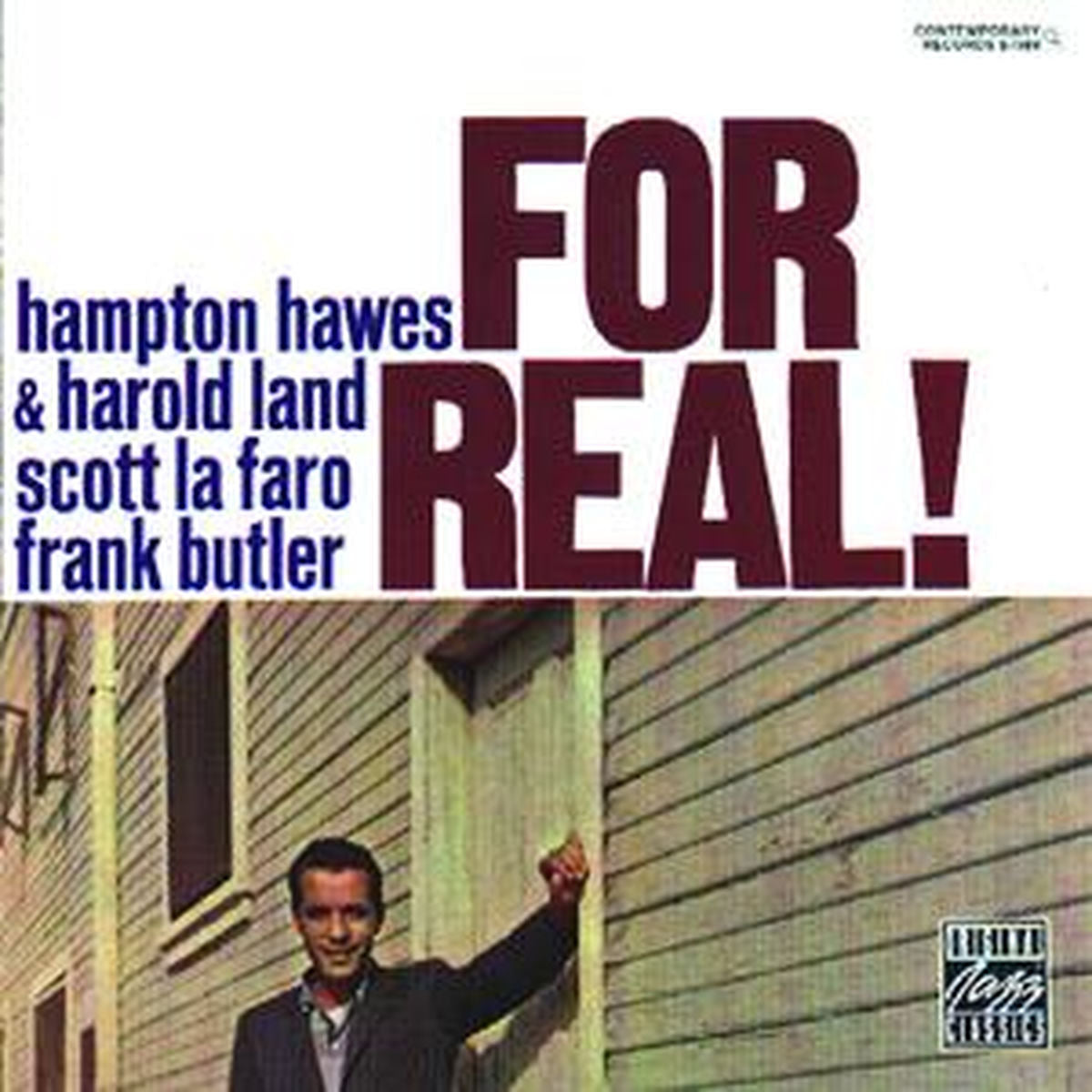 Hampton Hawes – For Real! vinyl record cover