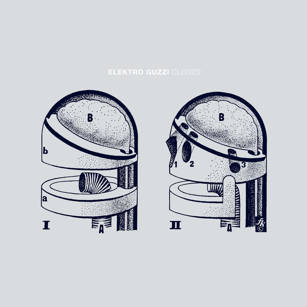 Elektro Guzzi – Clones vinyl record cover