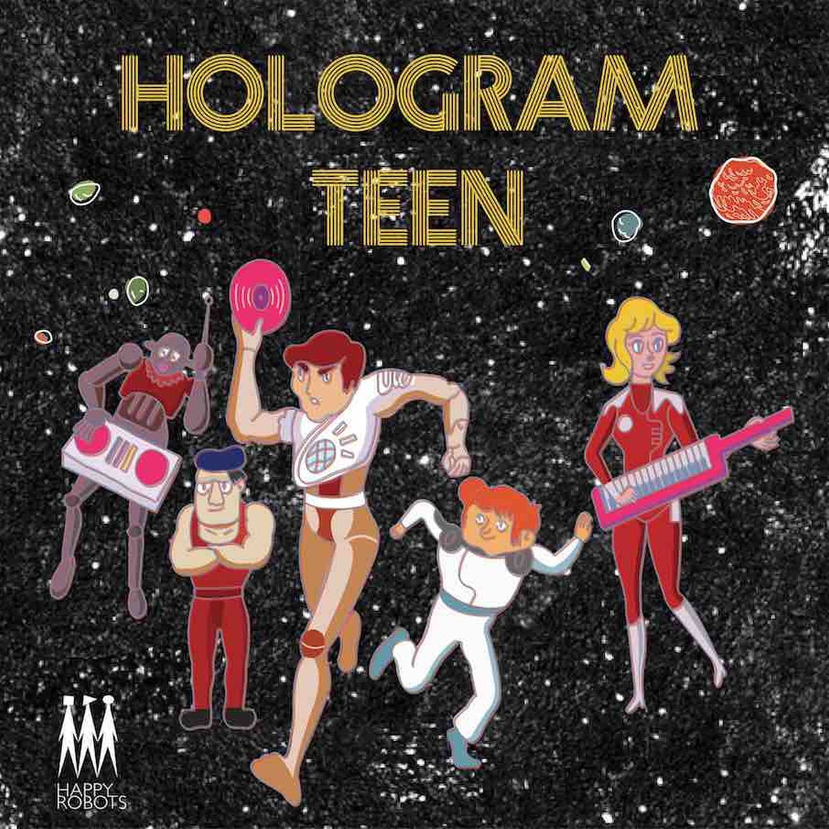 Hologram Teen – Marsangst EP vinyl cover