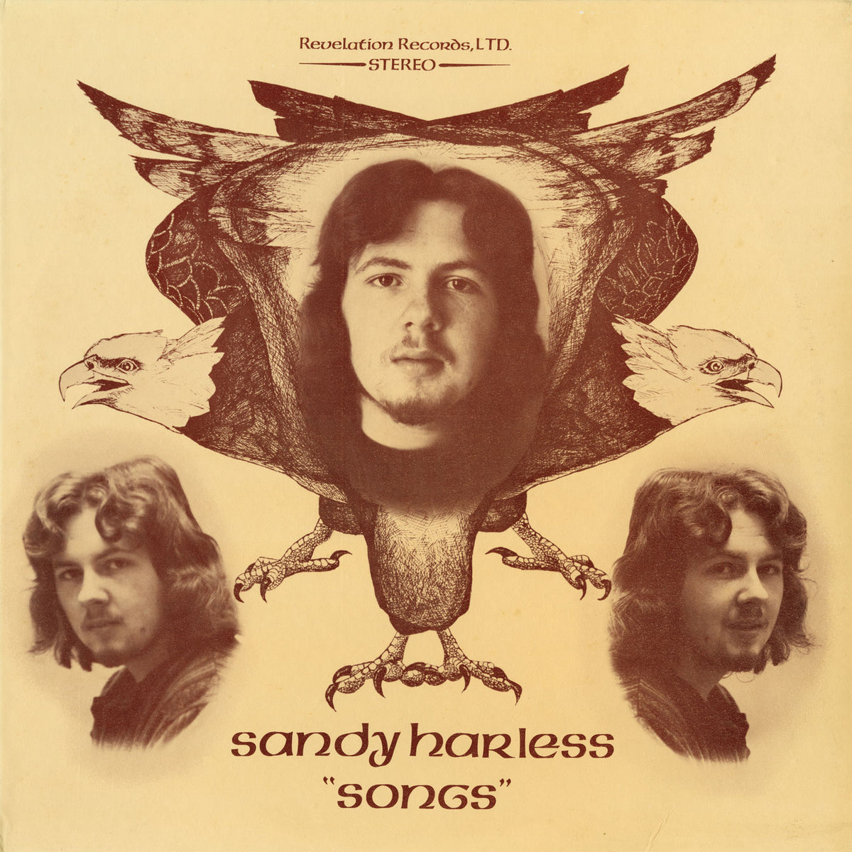 Sandy Harless – Songs vinyl record cover