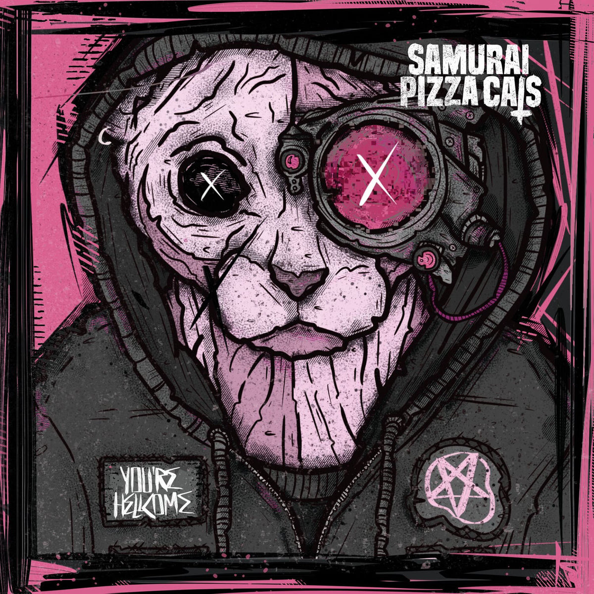 Samurai Pizza Cats – You'Re Hellcome vinyl record cover