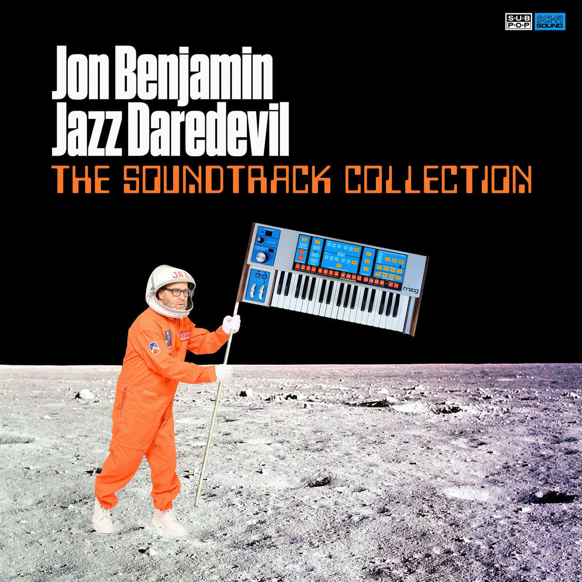 Jon Benjamin - Jazz Daredevil – The Soundtrack Collection vinyl record cover