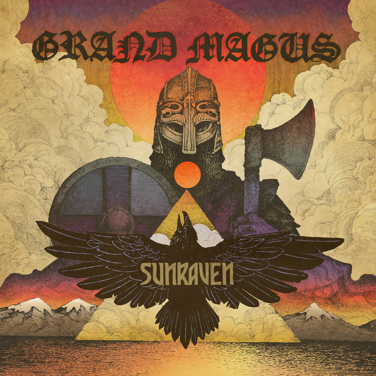 Grand Magus – Sunraven vinyl cover