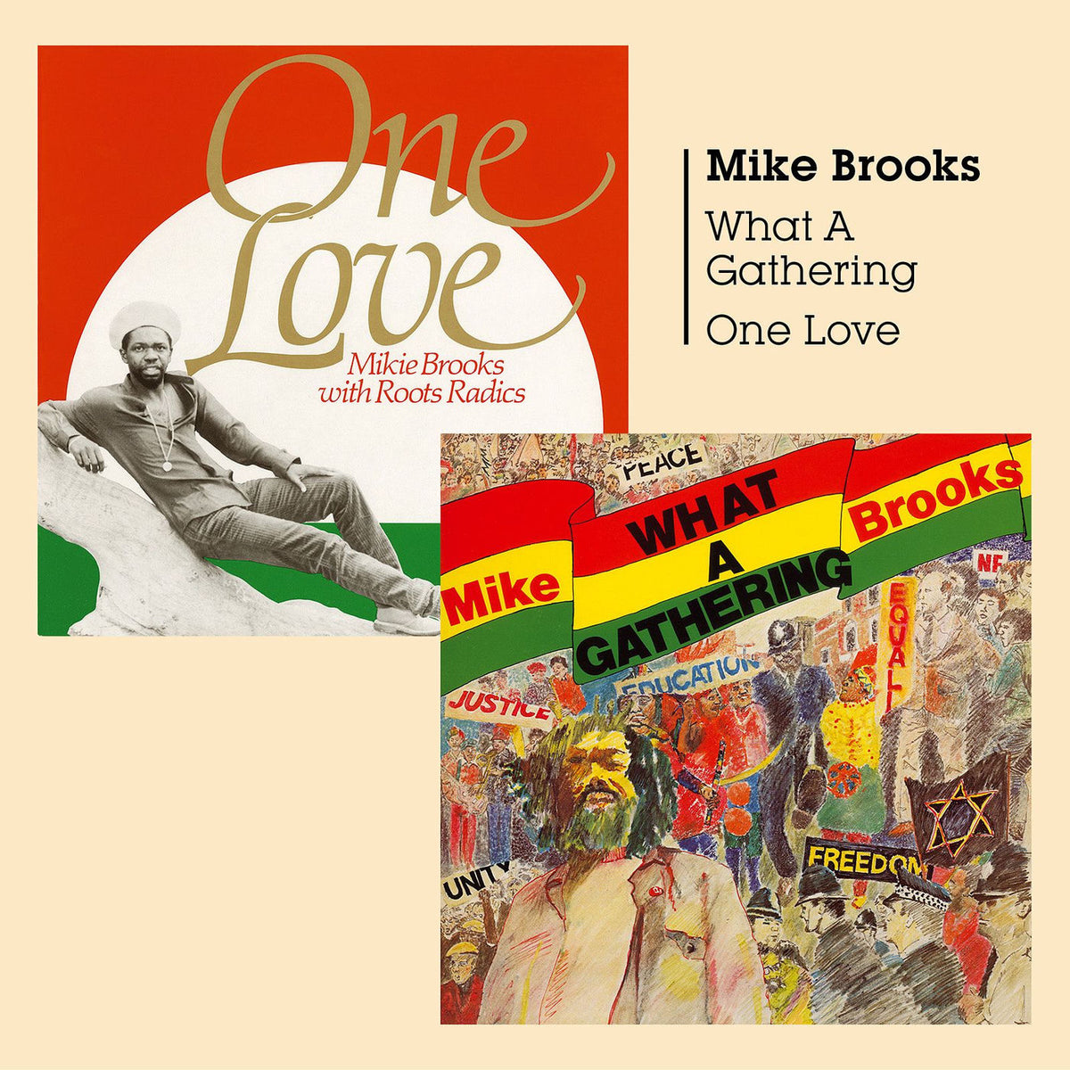 Mike Brooks – What a Gathering vinyl record cover