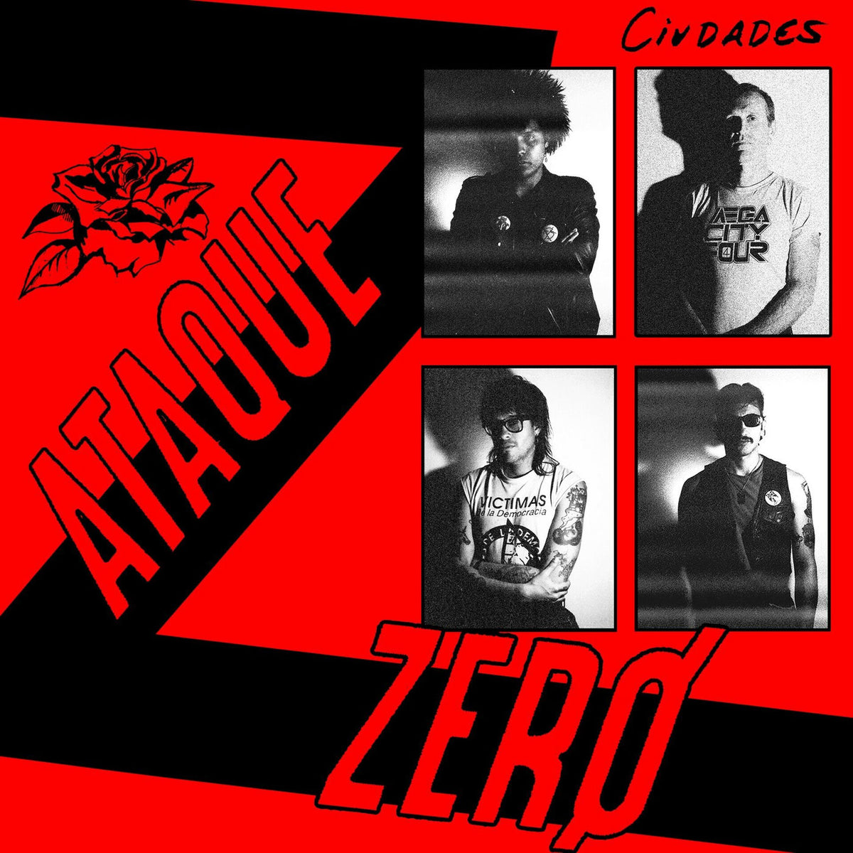Ataque Zerø – Ciudades vinyl cover