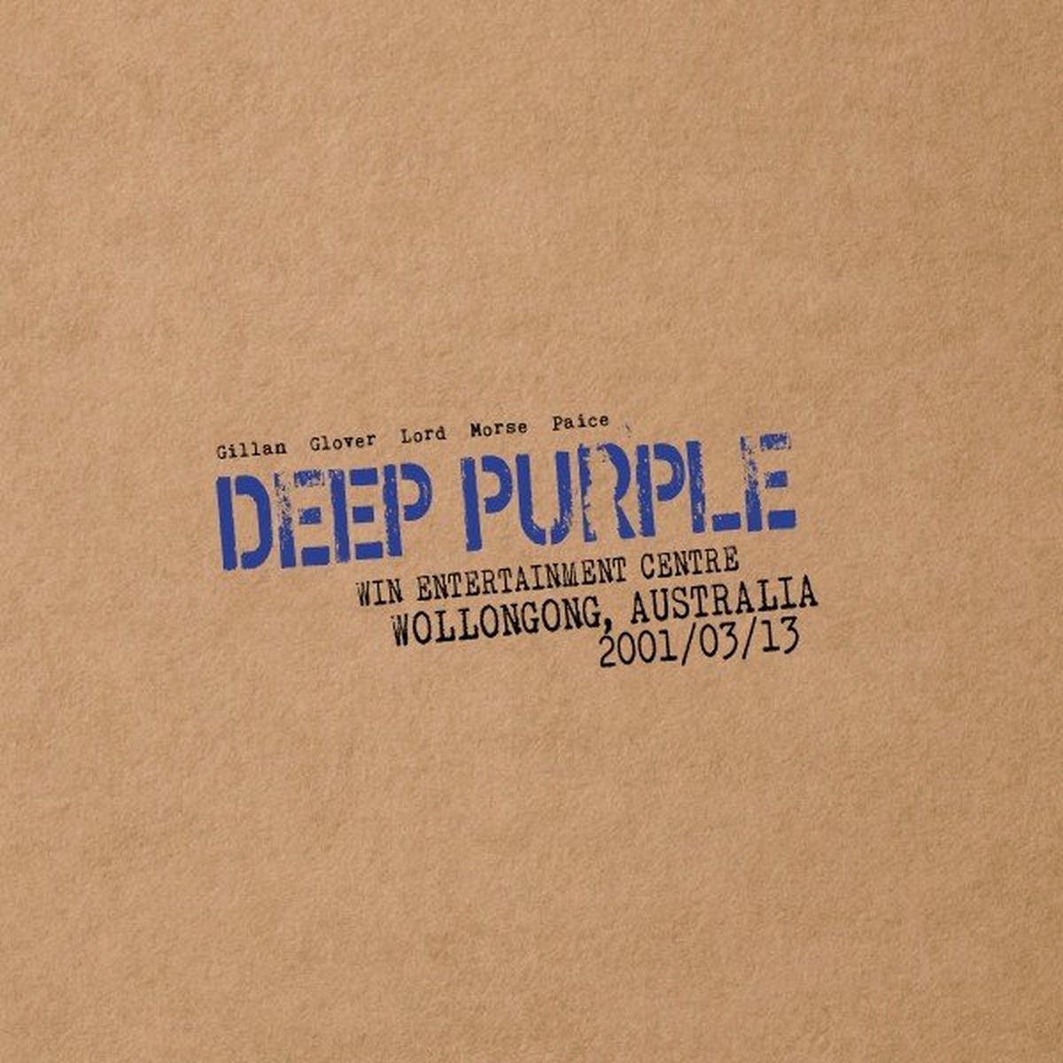 Deep Purple – Live In Wollongong 2001 vinyl record cover