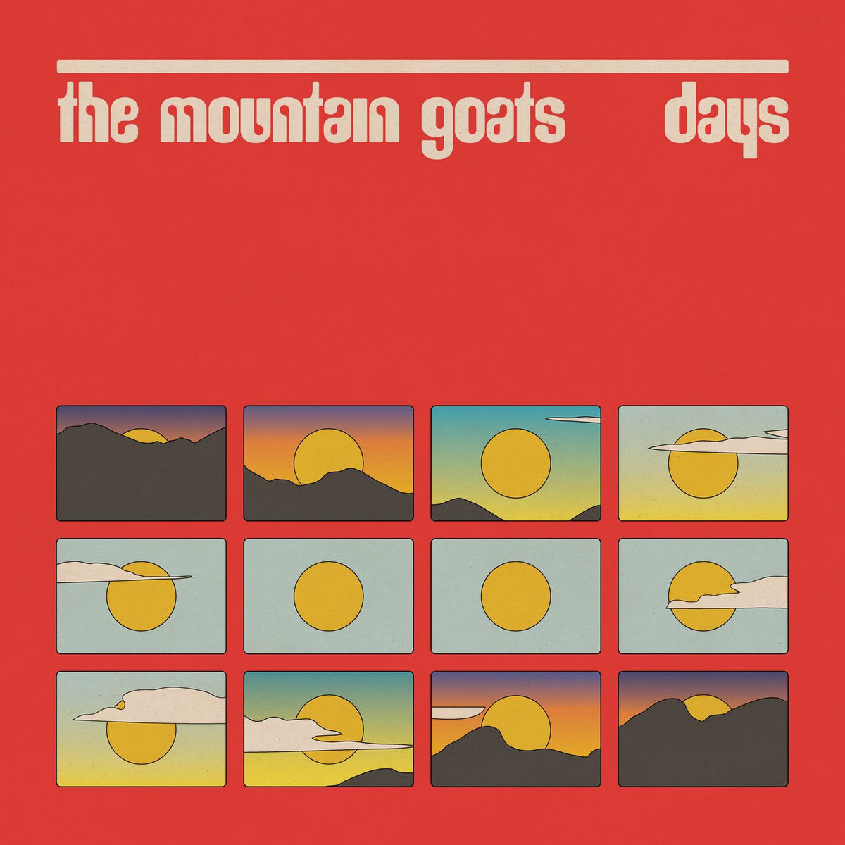 The Mountain Goats – Days vinyl cover