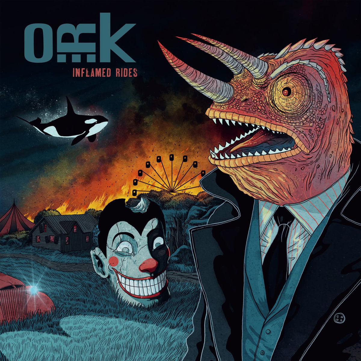 O.R.k. – Inflamed Rides vinyl record cover
