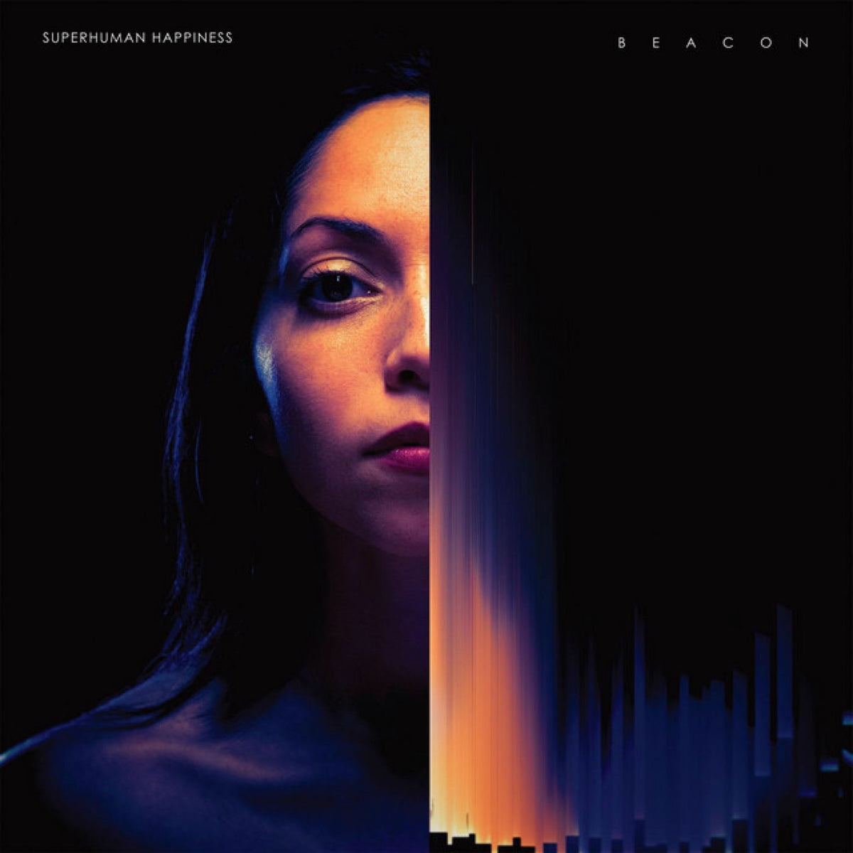 Superhuman Happiness – Beacon vinyl record cover