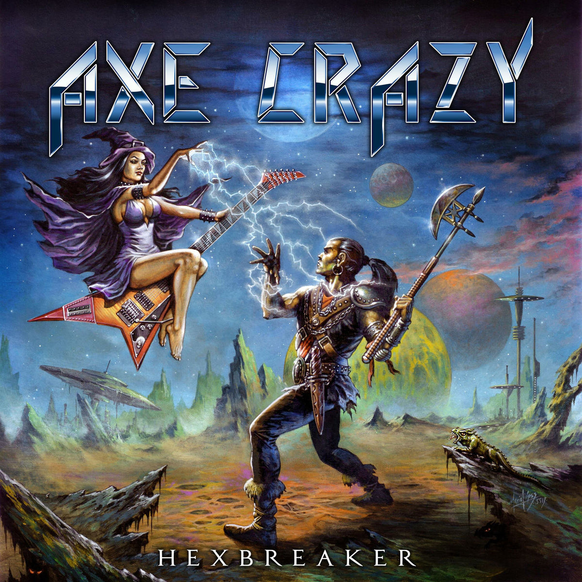 Axe Crazy – Hexbreaker vinyl record cover