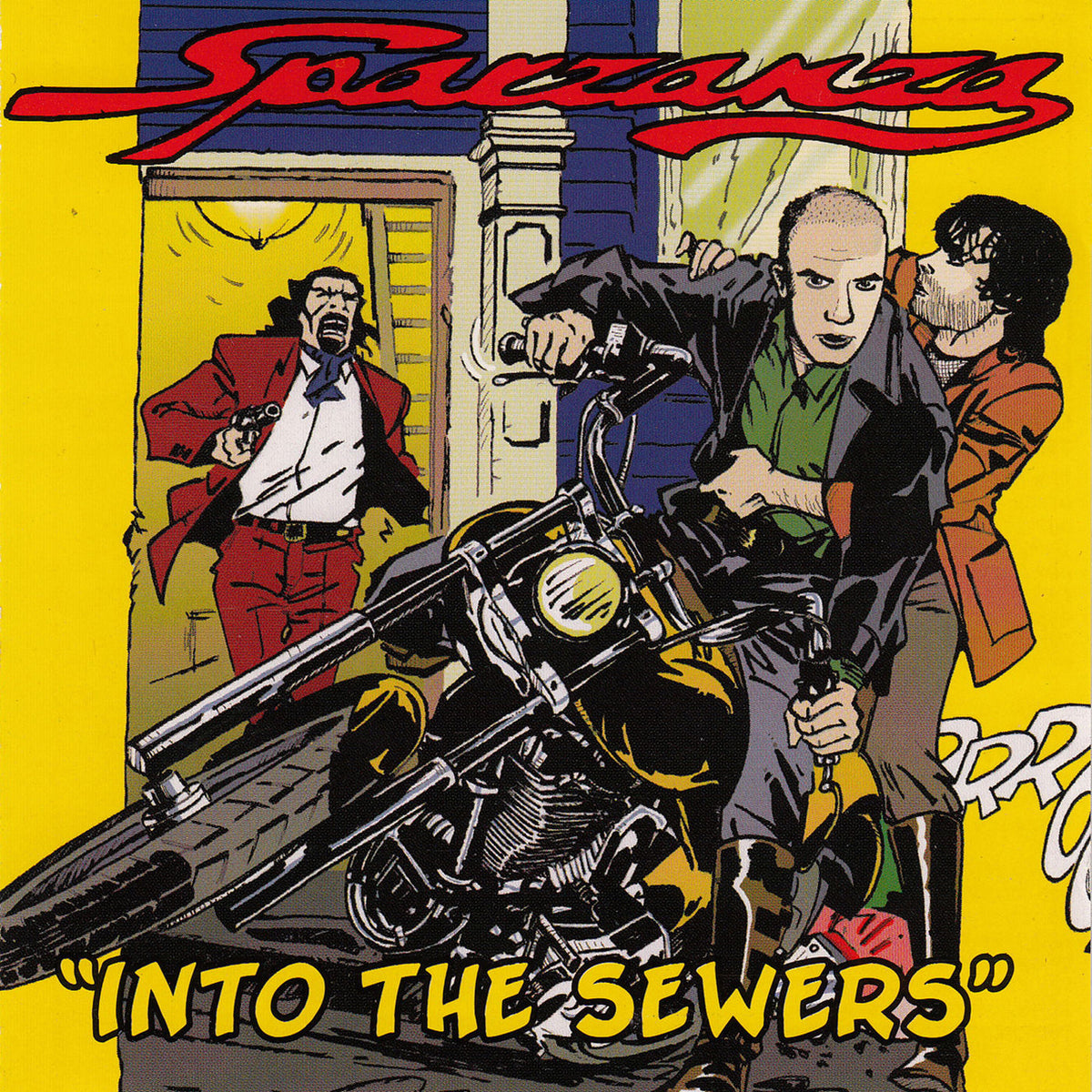 Sparzanza – Into The Sewers (WHITE VINYL) vinyl record cover