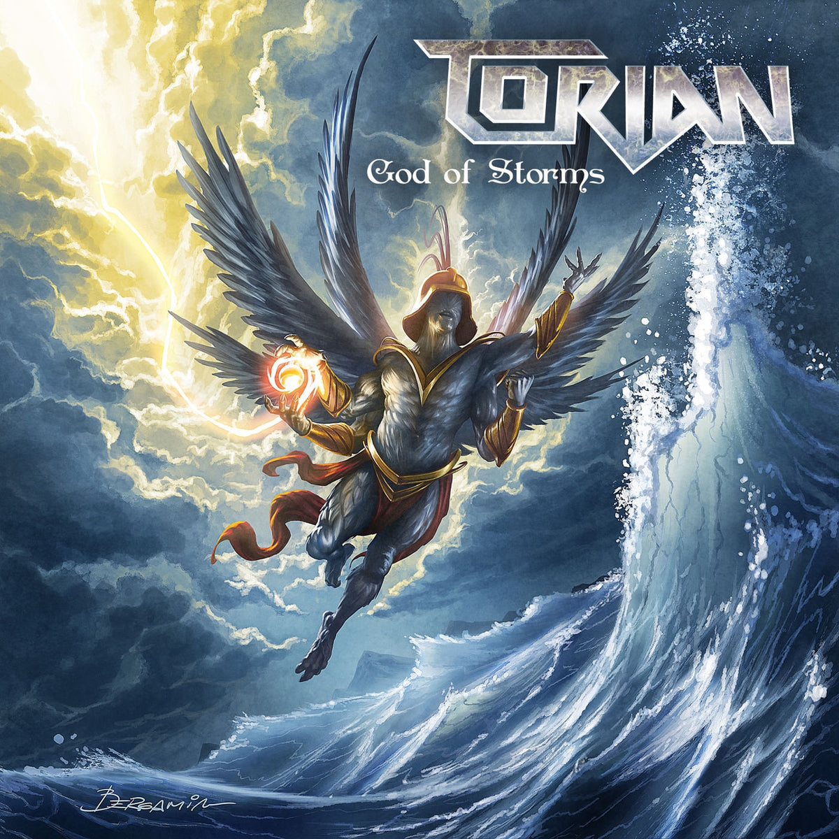 Torian – God of Storms vinyl record cover