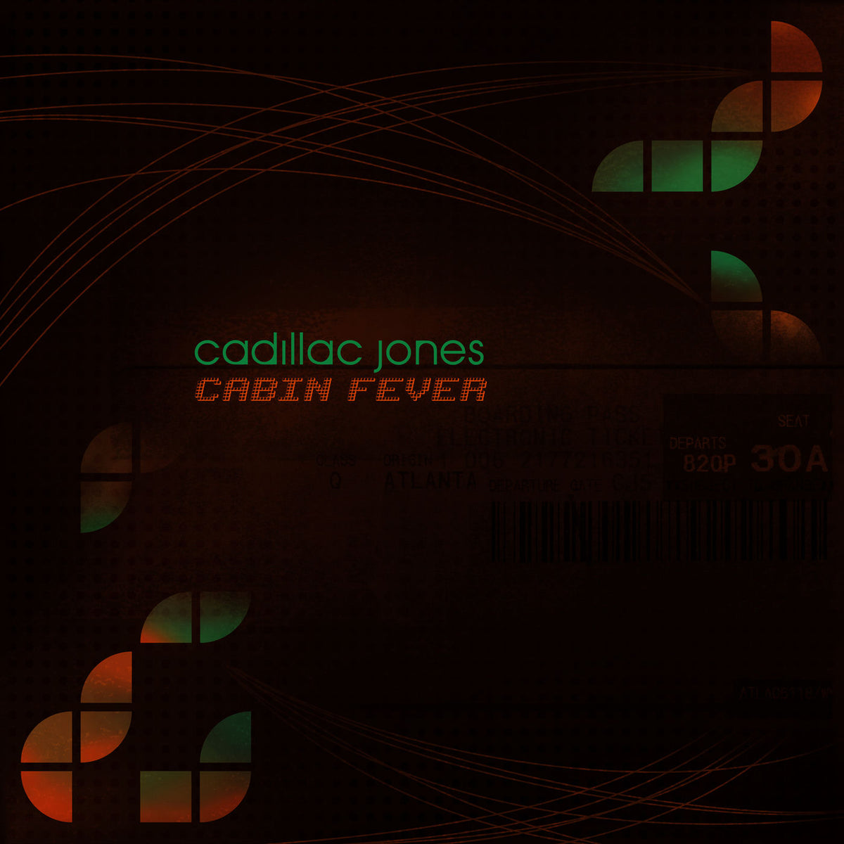 Cadillac Jones – Cabin Fever vinyl record cover