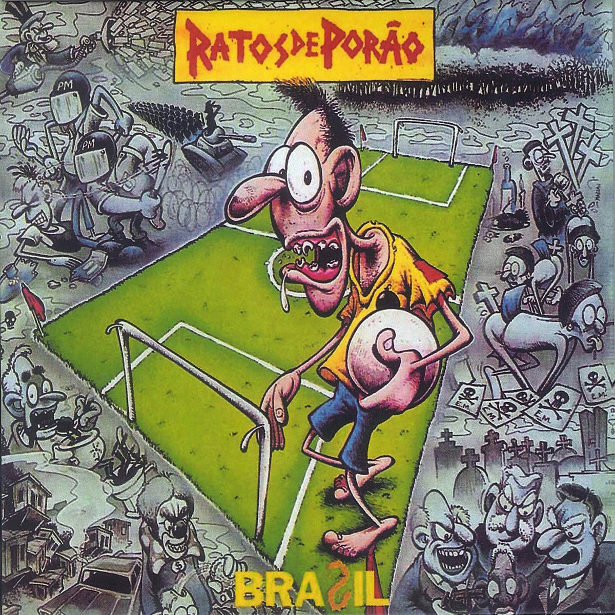 Ratos De Porao – Brasil vinyl record cover