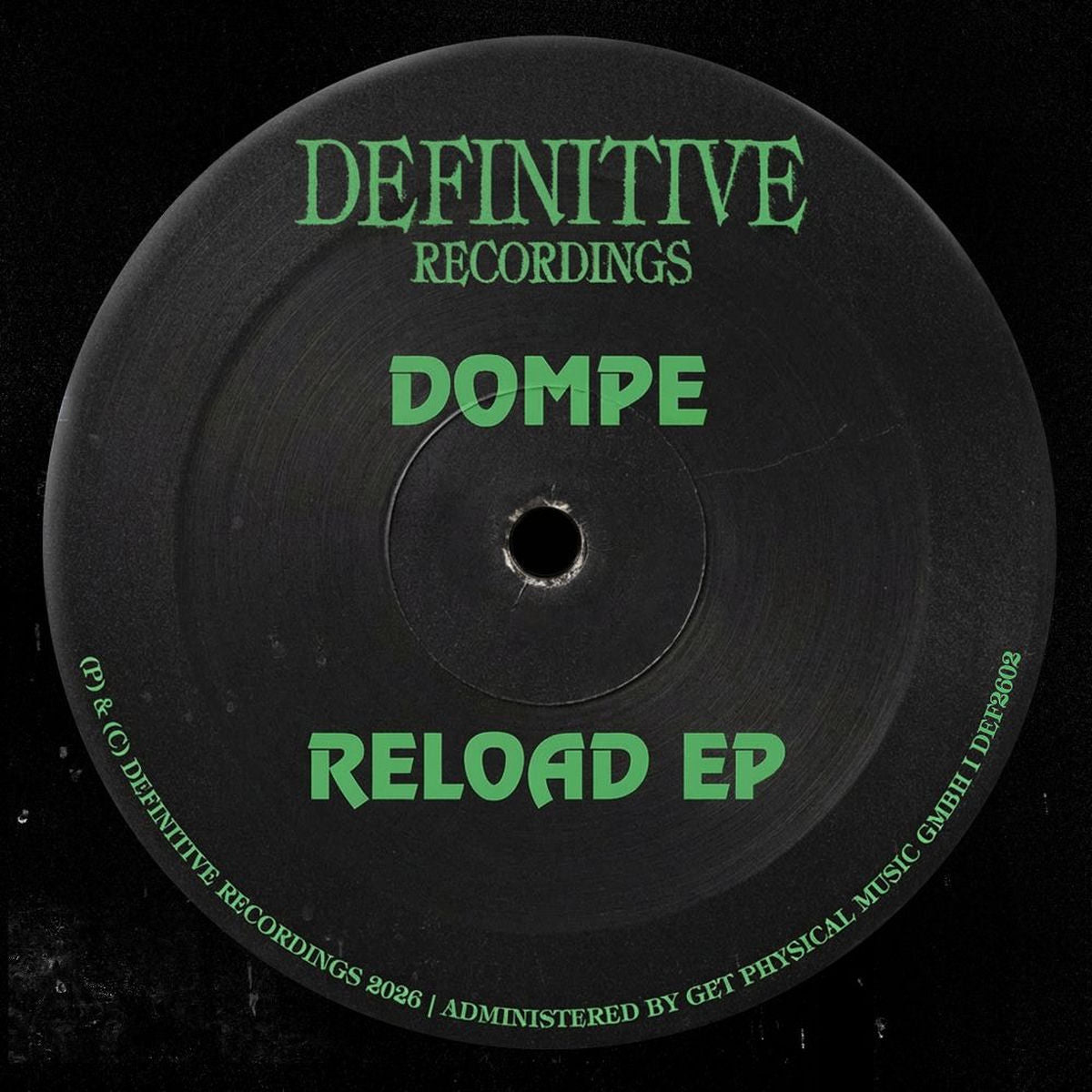 Dompe – Reload EP vinyl cover