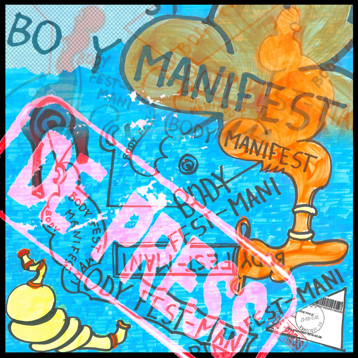 De Press – Body Manifest vinyl record cover