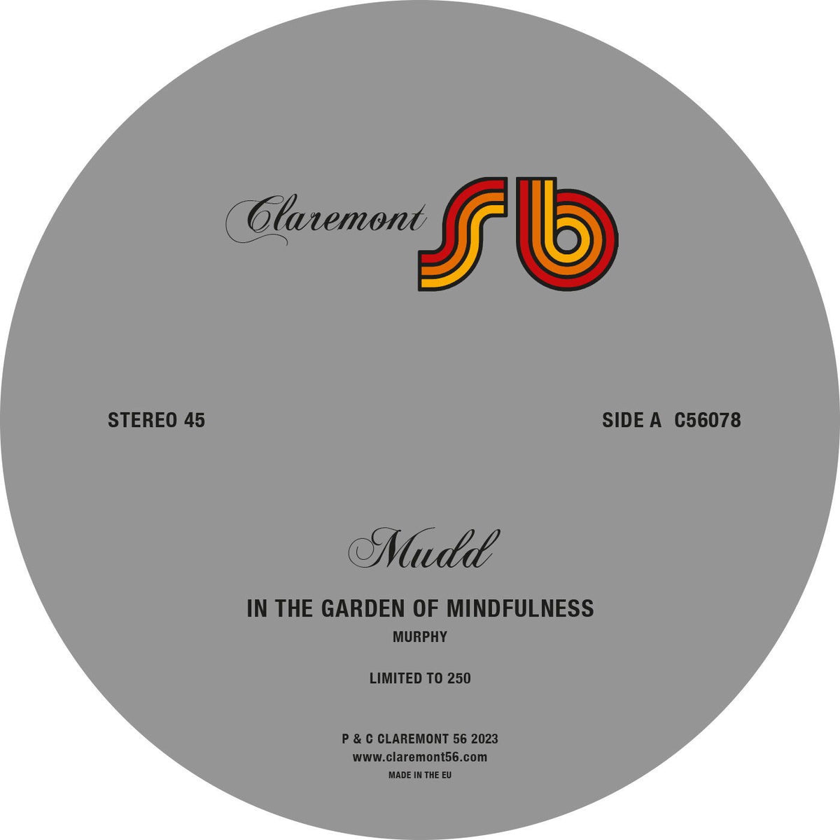 Mudd – In the Garden of Mindfulness vinyl record cover